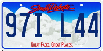 SD license plate 97IL44