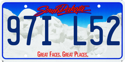 SD license plate 97IL52