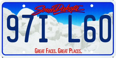 SD license plate 97IL60