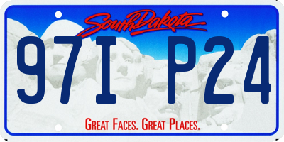SD license plate 97IP24