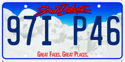 SD license plate 97IP46
