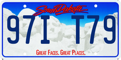 SD license plate 97IT79