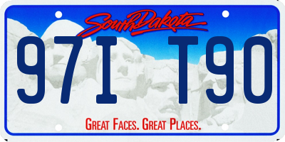 SD license plate 97IT90