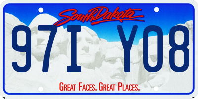 SD license plate 97IY08
