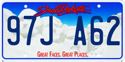SD license plate 97JA62