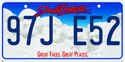 SD license plate 97JE52