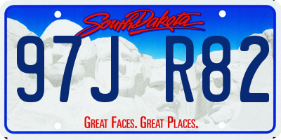 SD license plate 97JR82