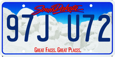 SD license plate 97JU72