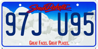 SD license plate 97JU95