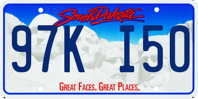 SD license plate 97KI50