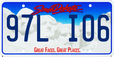 SD license plate 97LI06