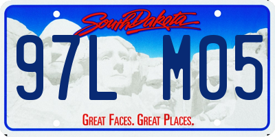 SD license plate 97LM05