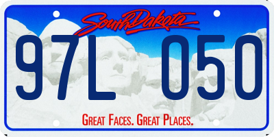 SD license plate 97LO50