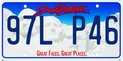 SD license plate 97LP46