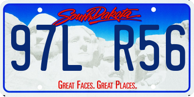 SD license plate 97LR56