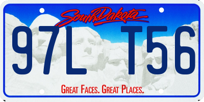 SD license plate 97LT56