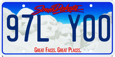 SD license plate 97LY00