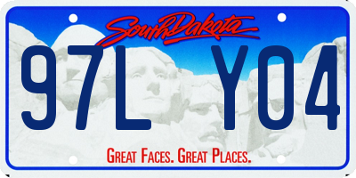 SD license plate 97LY04