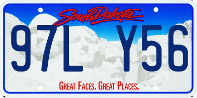 SD license plate 97LY56