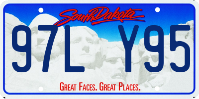 SD license plate 97LY95