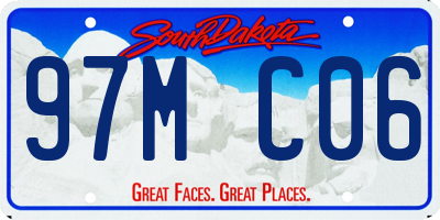 SD license plate 97MC06