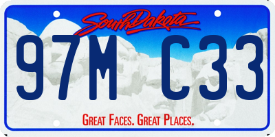 SD license plate 97MC33