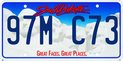 SD license plate 97MC73