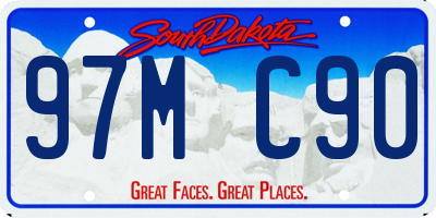 SD license plate 97MC90