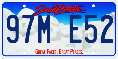 SD license plate 97ME52