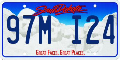 SD license plate 97MI24