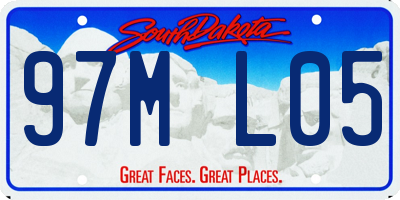 SD license plate 97ML05