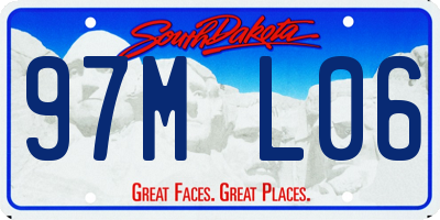 SD license plate 97ML06