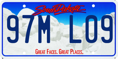 SD license plate 97ML09