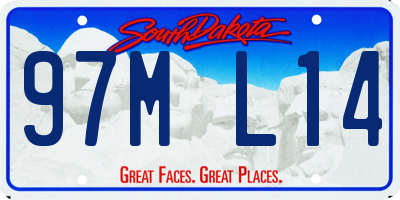 SD license plate 97ML14