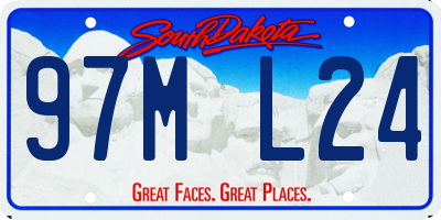 SD license plate 97ML24