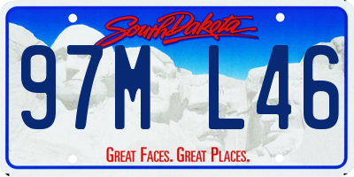 SD license plate 97ML46