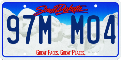 SD license plate 97MM04