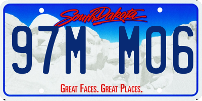 SD license plate 97MM06