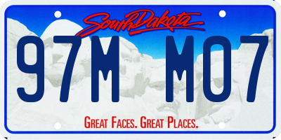 SD license plate 97MM07