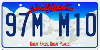 SD license plate 97MM10