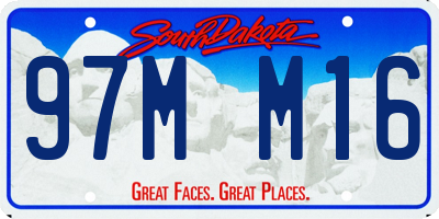 SD license plate 97MM16