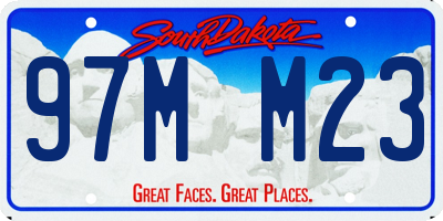 SD license plate 97MM23