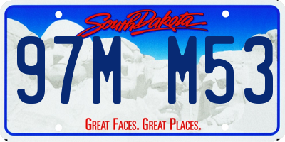 SD license plate 97MM53