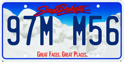 SD license plate 97MM56