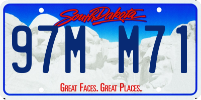 SD license plate 97MM71