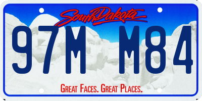 SD license plate 97MM84