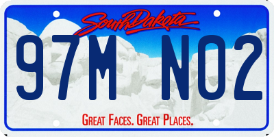 SD license plate 97MN02