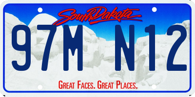SD license plate 97MN12