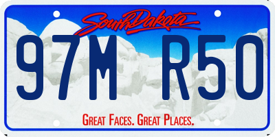 SD license plate 97MR50