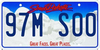 SD license plate 97MS00